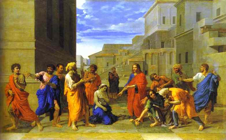 Christ and the Woman Taken in Adultery_1653-Nicolas Poussin.jpg